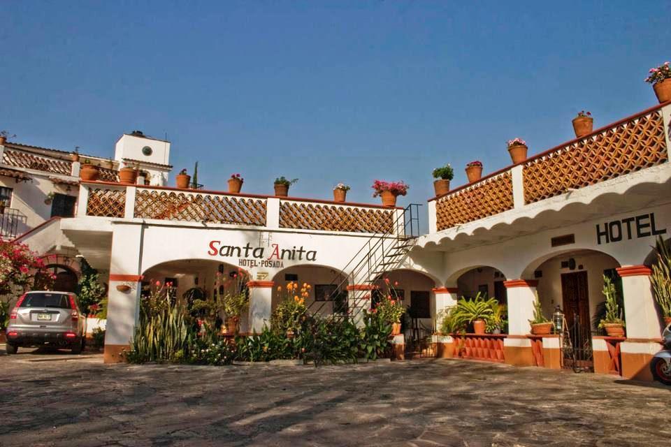 טקסקו דה אלארקון Hotel Posada Santa Anita מראה חיצוני תמונה