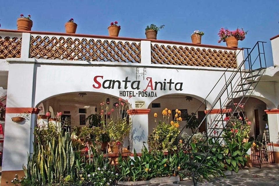 טקסקו דה אלארקון Hotel Posada Santa Anita מראה חיצוני תמונה